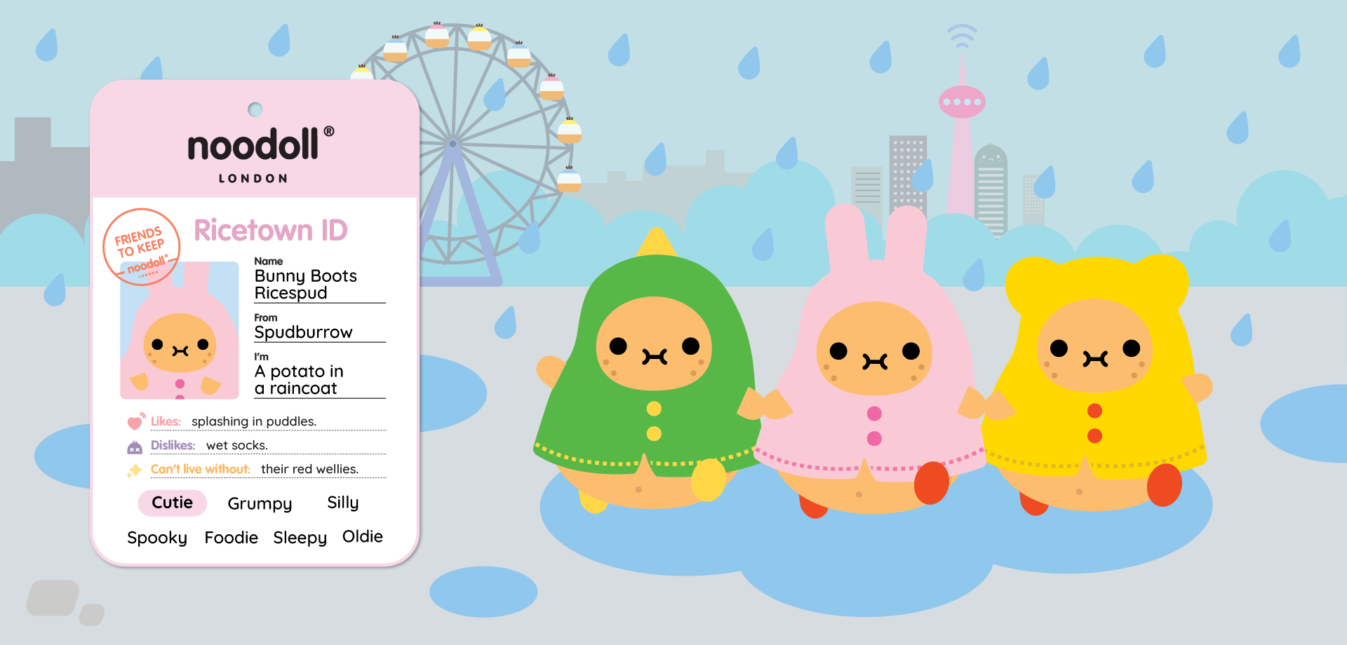 Bunny Raincoat Ricespud