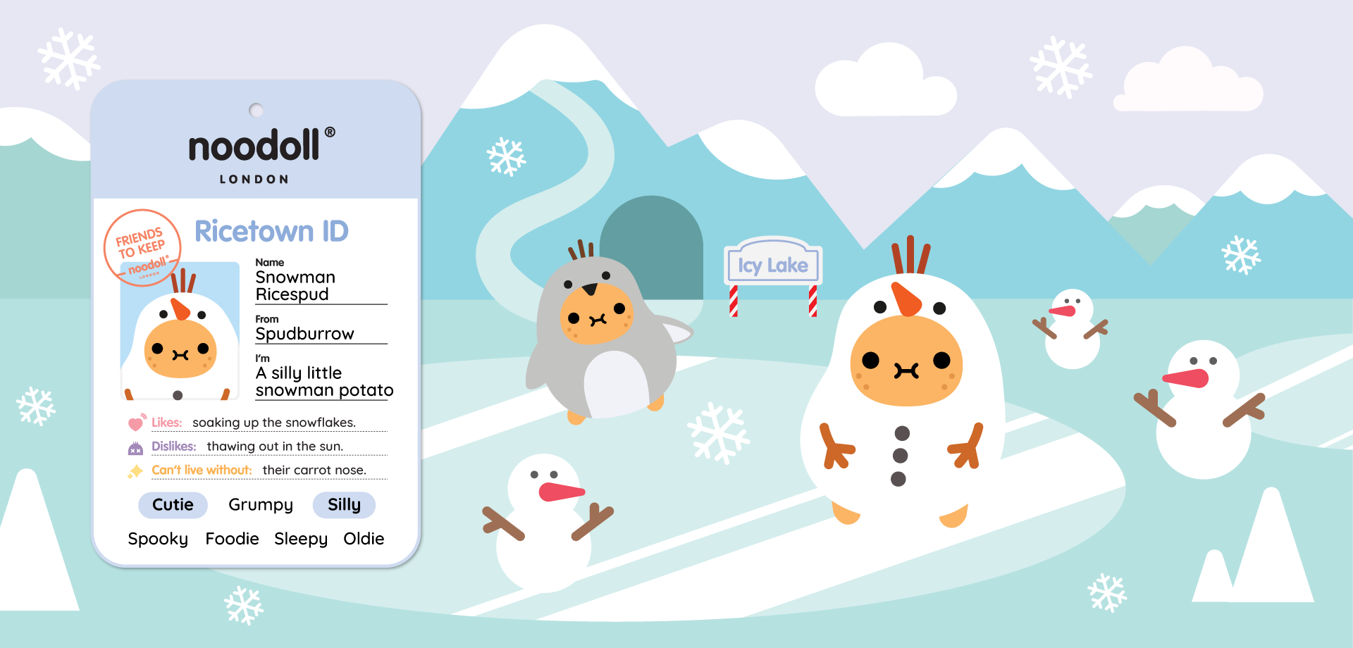Snowman Ricespud