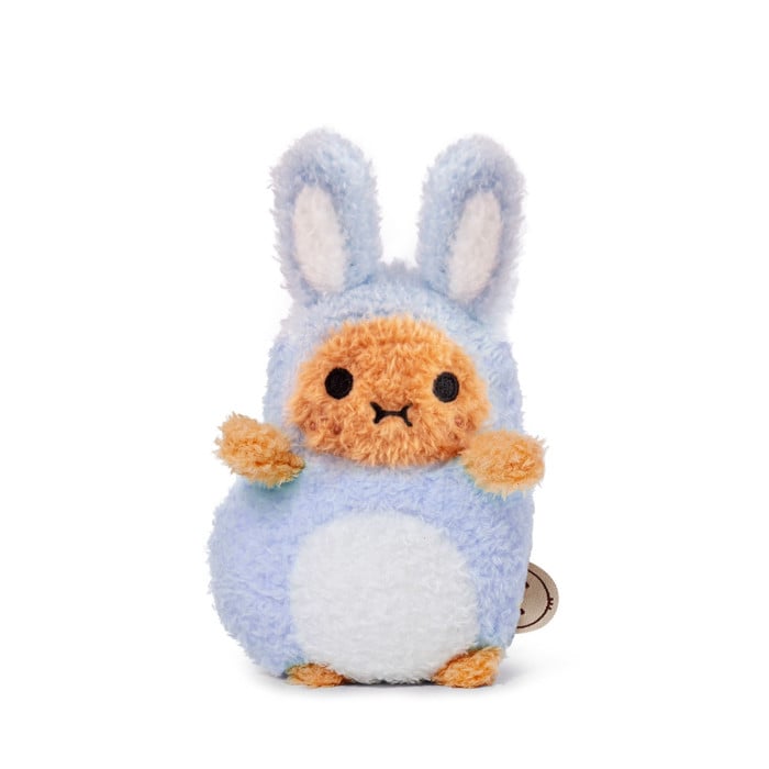 Blue Bunny Ricespud Mini Sitting Plush Toy | Noodoll