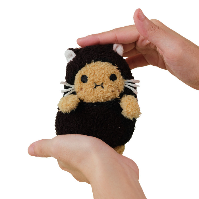 Black Cat Ricespud Mini Plush Toy Noodoll