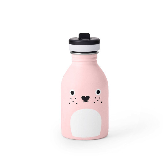 Ricecarrot Pink Water Bottle - No Box