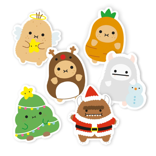 Festive Friends Christmas Stickers