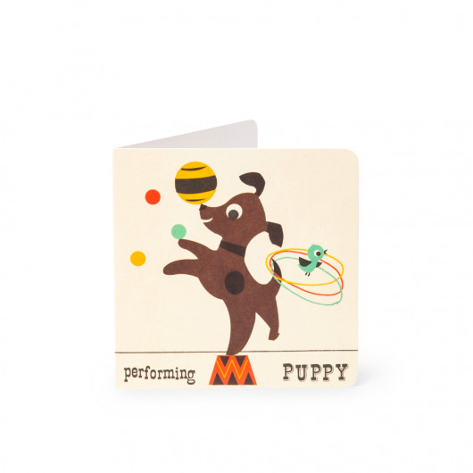 Puppy - Alphabet Card | Noodoll