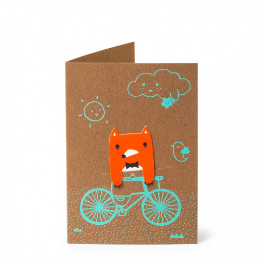 Bike Field - Bookmark Card | Noodoll