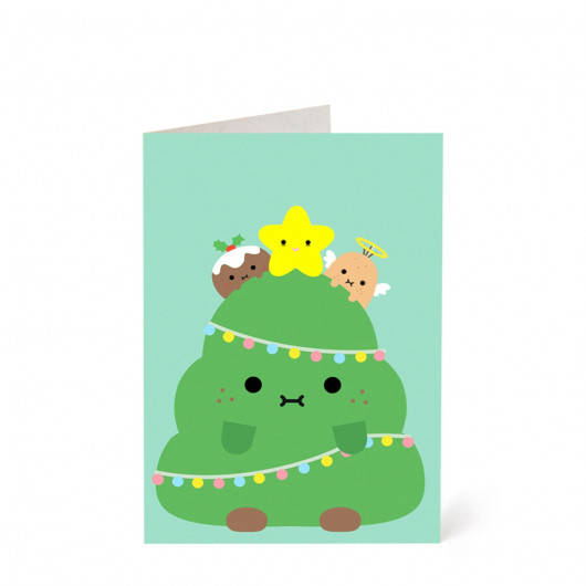 Ricemas Tree Christmas Card