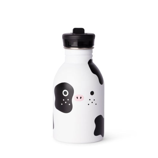 Ricecow Black & White Water Bottle