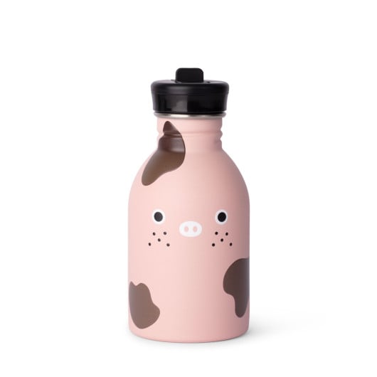 Ricepig Muddy Pink Water Bottle