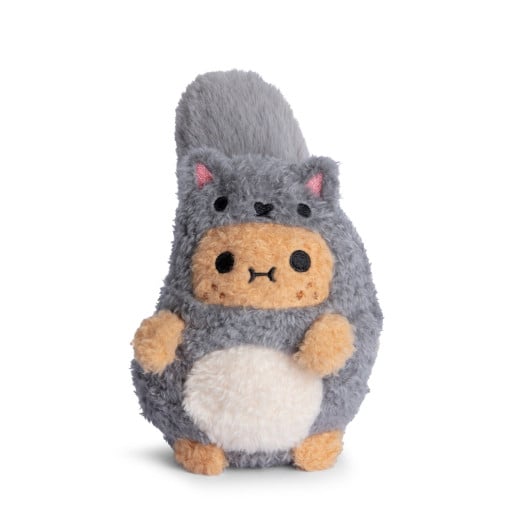 Grey squirrel Ricespud Mini Sitting Plush toy 