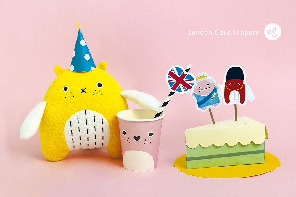 DIY London Cake Toppers