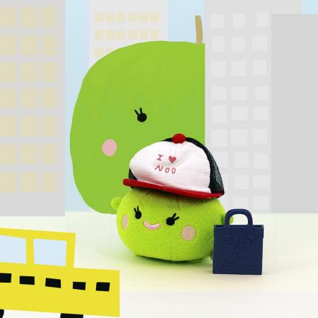 Apple Mini Plush Toy Riceapple - Noodoll